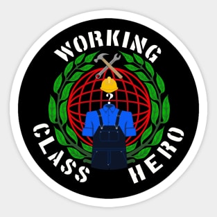 Working Class Hero Sticker